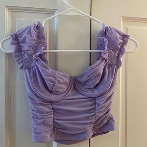 Off The Shoulder Corset Top